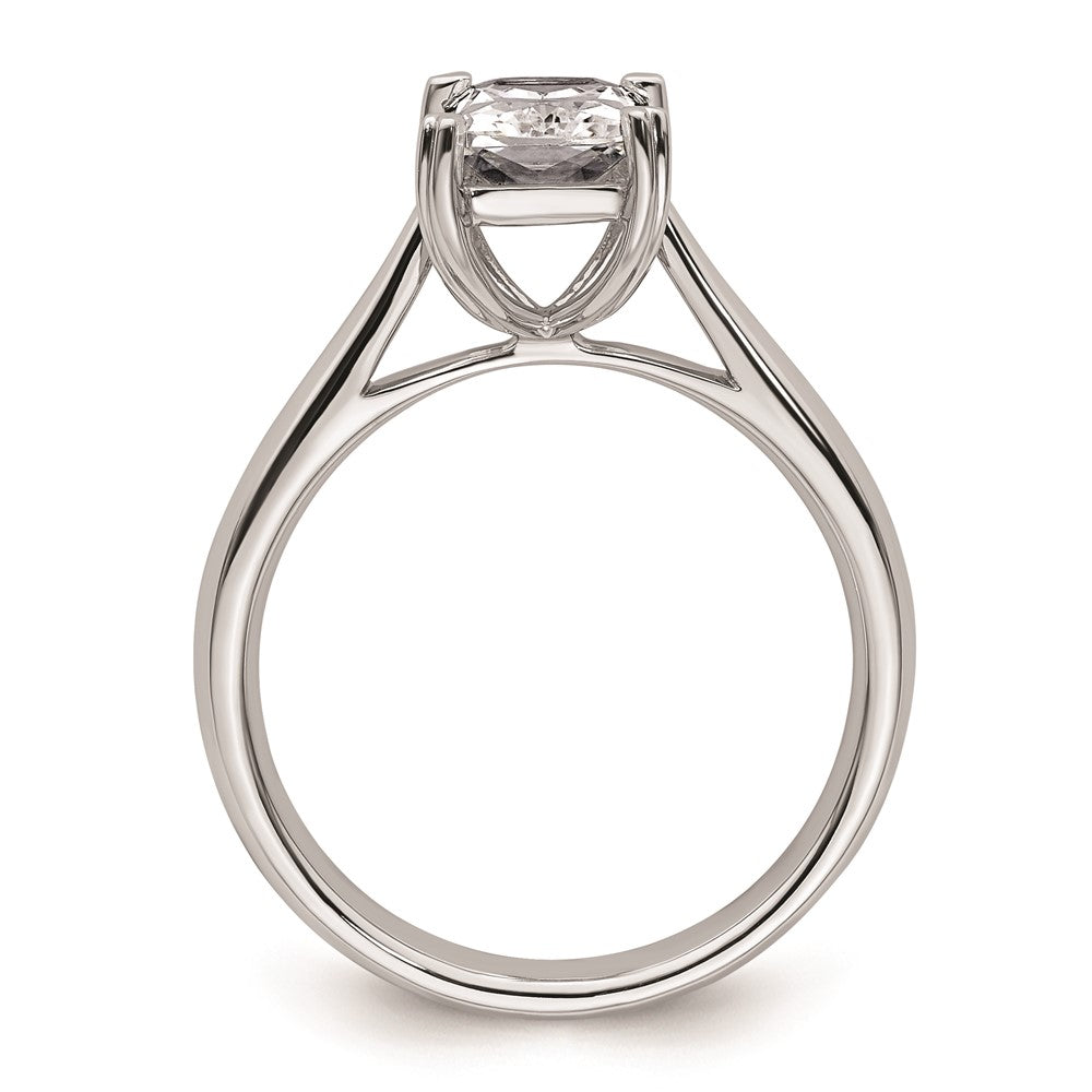 Exclusive 14K White Gold 1.5 Carat Emerald-Cut Engagement Ring - Stylish Value!