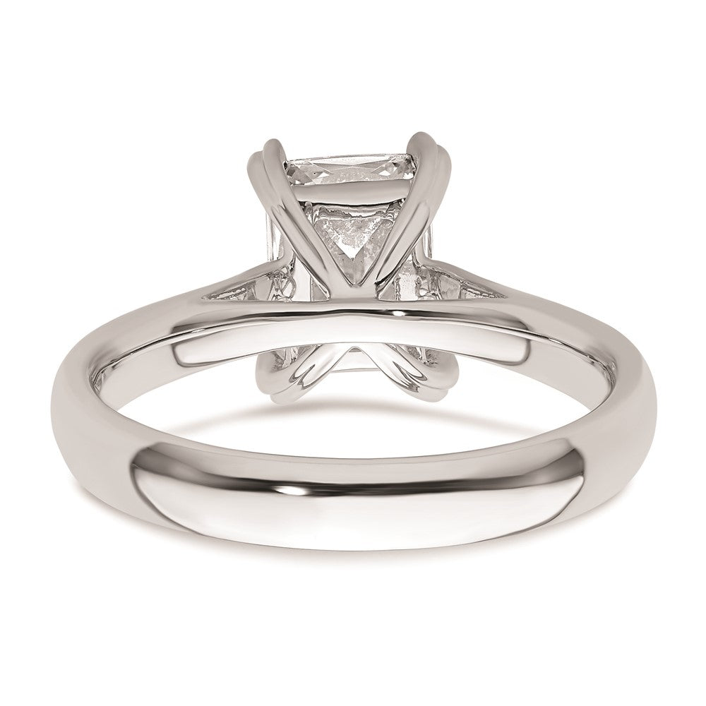 Exclusive 14K White Gold 1.5 Carat Emerald-Cut Engagement Ring - Stylish Value!