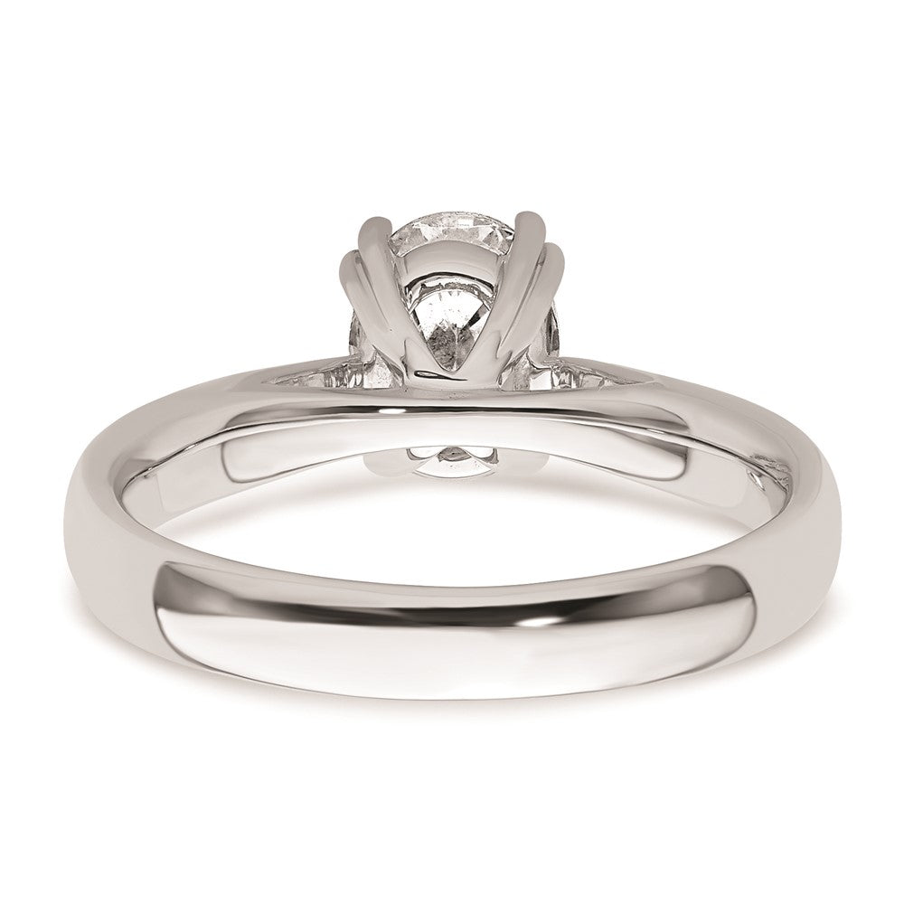 High-Quality 14K White Gold 1.25 Carat Oval Engagement Ring Setting - Stylish Design