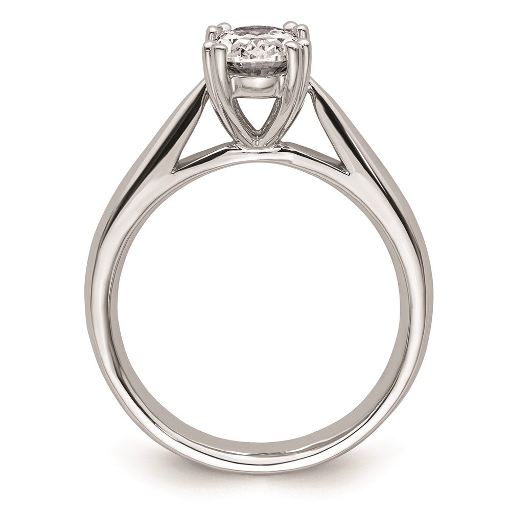 Buy Exclusive 14K White Gold 1.5 Carat Oval Engagement Ring - Stylish Design