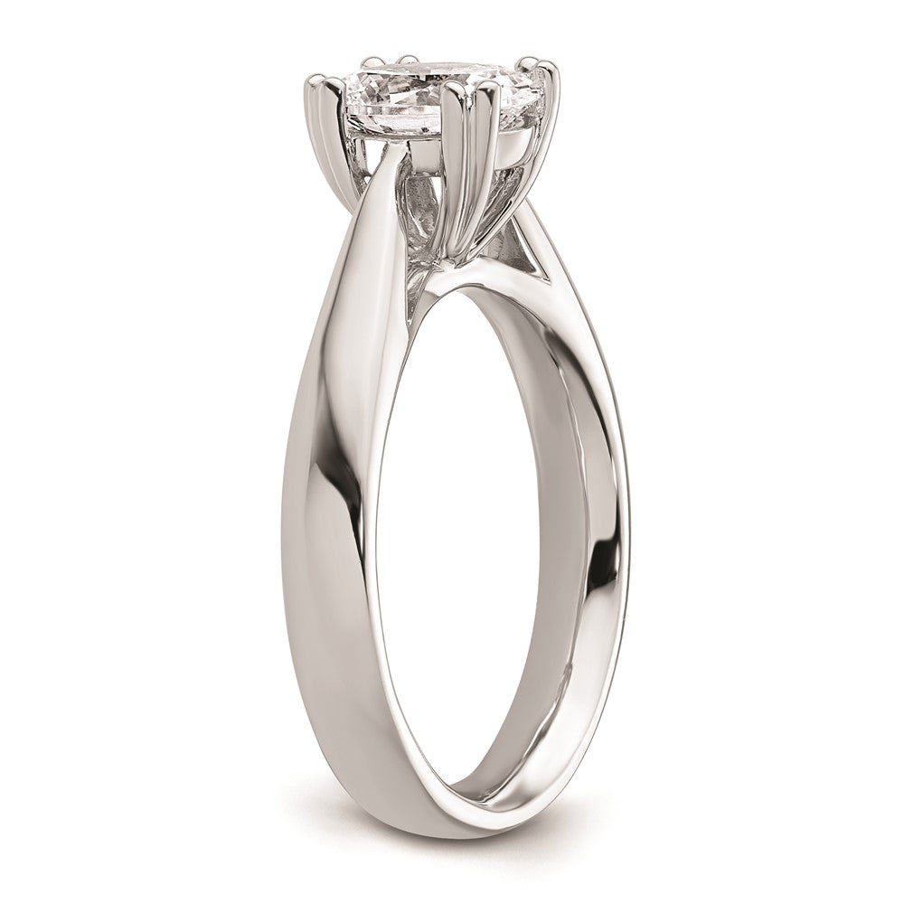 Buy Exclusive 14K White Gold 1.5 Carat Oval Engagement Ring - Stylish Design
