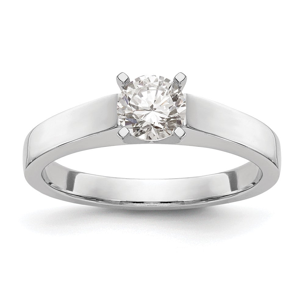 Buy 14K White Gold 3.00mm Solitaire Engagement Ring Setting - Stylish Value!