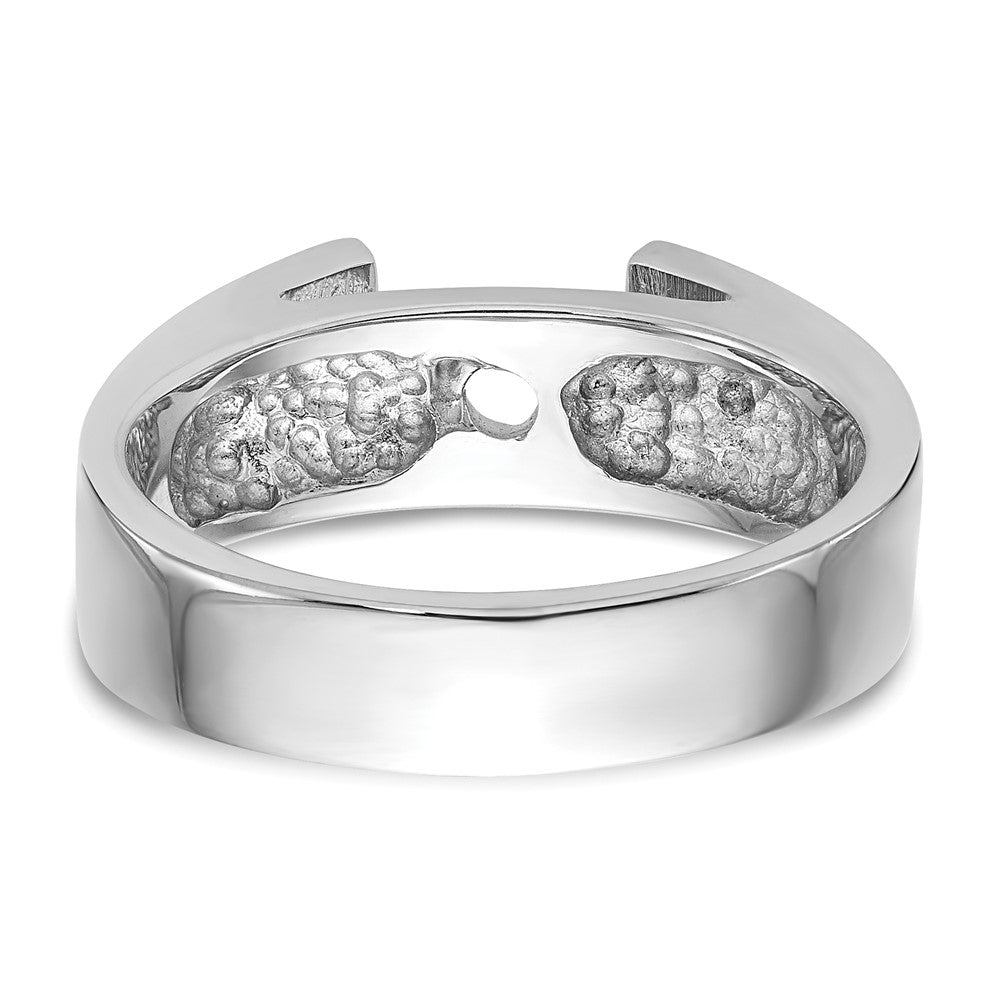 Exclusive 14K White Gold 5.5mm Solitaire Engagement Ring Setting - Stylish Value!