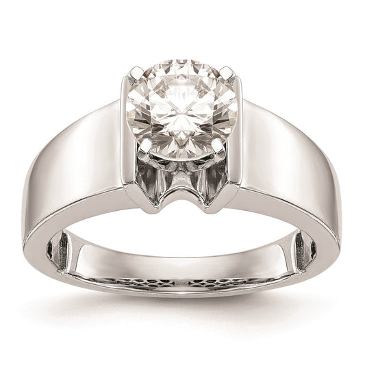 Buy Stylish 14K White Gold Engagement Ring Setting - 7.2mm Wide, Value Price!