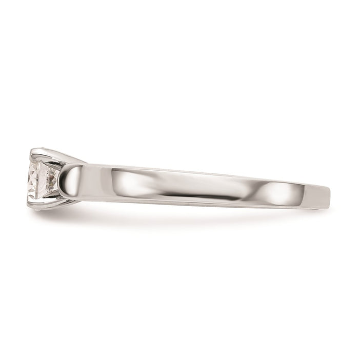 Buy 14K White Gold 3.00mm Wide Engagement Ring Setting - Stylish & Affordable!-3