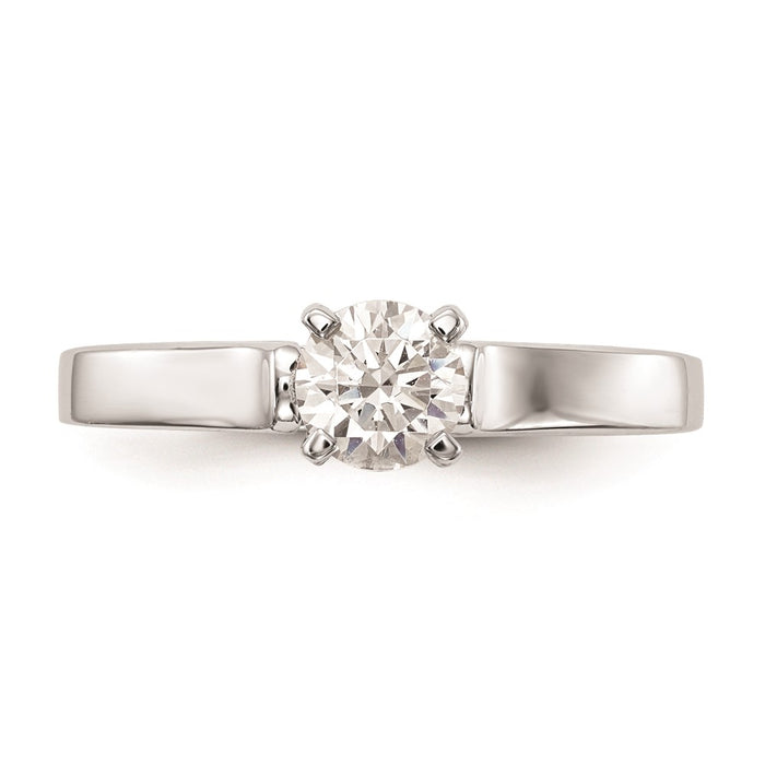 Buy 14K White Gold 3.00mm Wide Engagement Ring Setting - Stylish & Affordable!-4