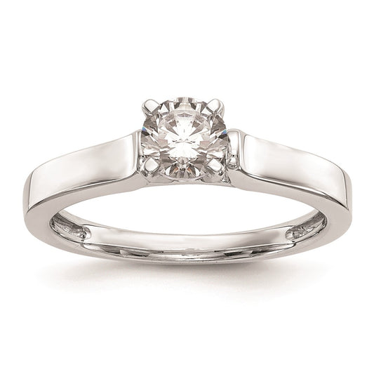 Buy 14K White Gold 3.00mm Wide Engagement Ring Setting - Stylish & Affordable!