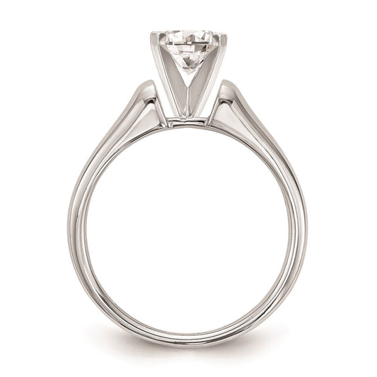 Buy 14K White Gold 4.8mm Solitaire Engagement Ring - Stylish & Affordable!