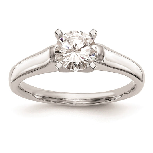 Buy 14K White Gold 4.8mm Solitaire Engagement Ring - Stylish & Affordable!