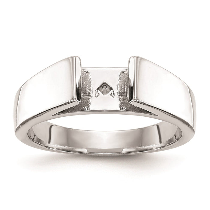 High-Quality 14K White Gold 4.5mm Solitaire Engagement Ring - Stylish Value-7