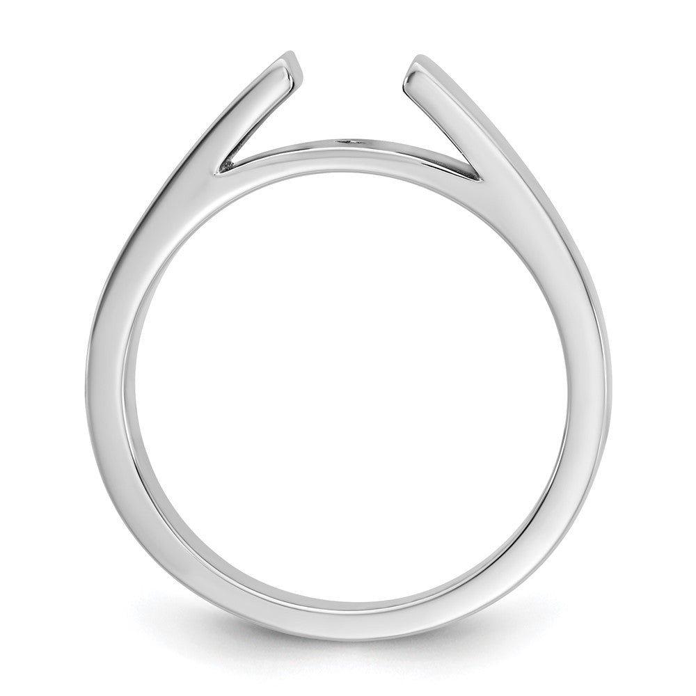High-Quality 14K White Gold 3.8mm Solitaire Engagement Ring - Affordable Price!