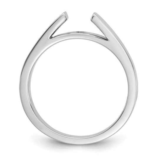 High-Quality 14K White Gold 3.8mm Solitaire Engagement Ring - Affordable Price!