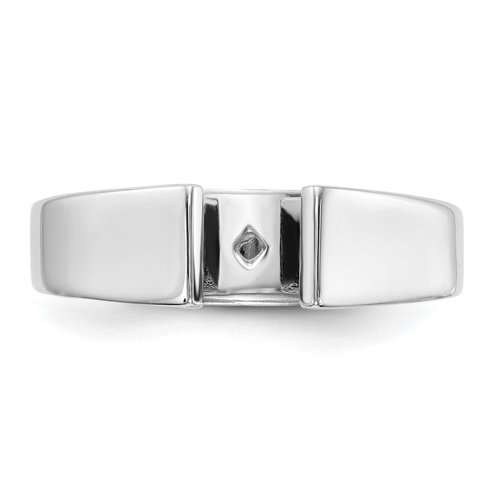 High-Quality 14K White Gold 3.8mm Solitaire Engagement Ring - Affordable Price!