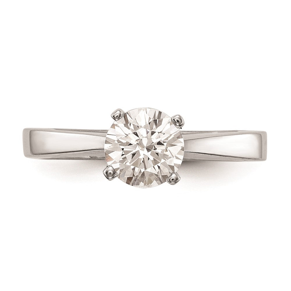 Buy Stylish 14K White Gold 4.5mm Solitaire Engagement Ring Setting