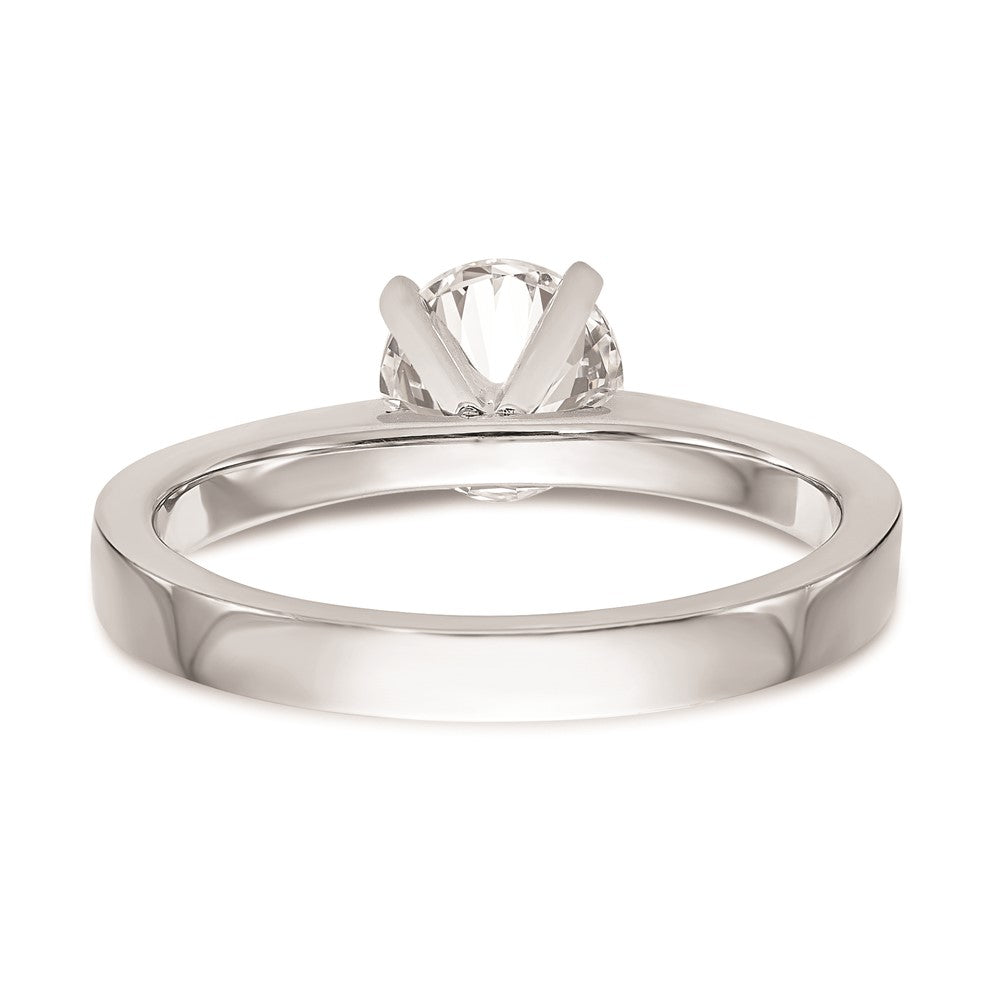 Buy Stylish 14K White Gold 4.5mm Solitaire Engagement Ring Setting