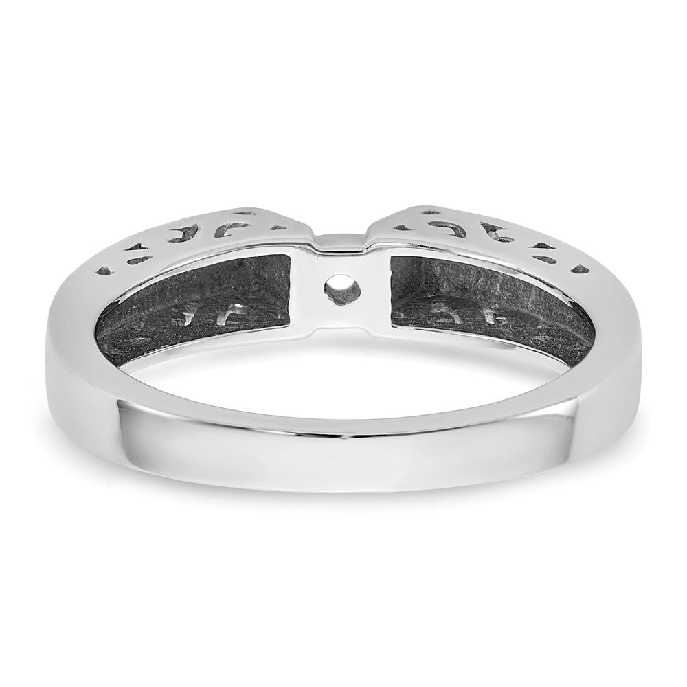 Exclusive 14K White Gold Filigree Solitaire Engagement Ring - Stylish & Affordable!