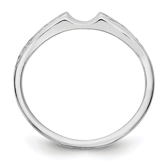 Exclusive 14K White Gold Vintage Solitaire Engagement Ring Setting - Stylish Value