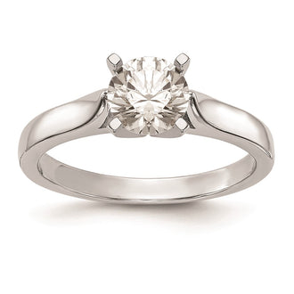 Buy 14K White Gold 2.5mm Wide Solitaire Engagement Ring Setting - Stylish Value!