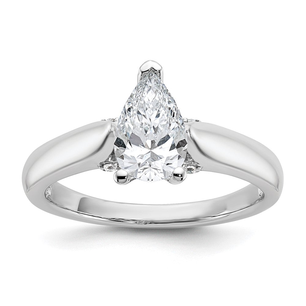 Buy 14K White Gold Peg-Set Engagement Ring Setting | Stylish & Affordable Price