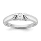 Buy Exclusive 14K White Gold Engagement Ring, .07 Carat Diamond, Stylish Design-1