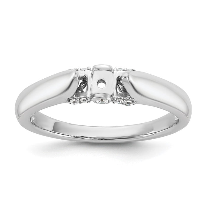 Buy Exclusive 14K White Gold Engagement Ring, .07 Carat Diamond, Stylish Design-1