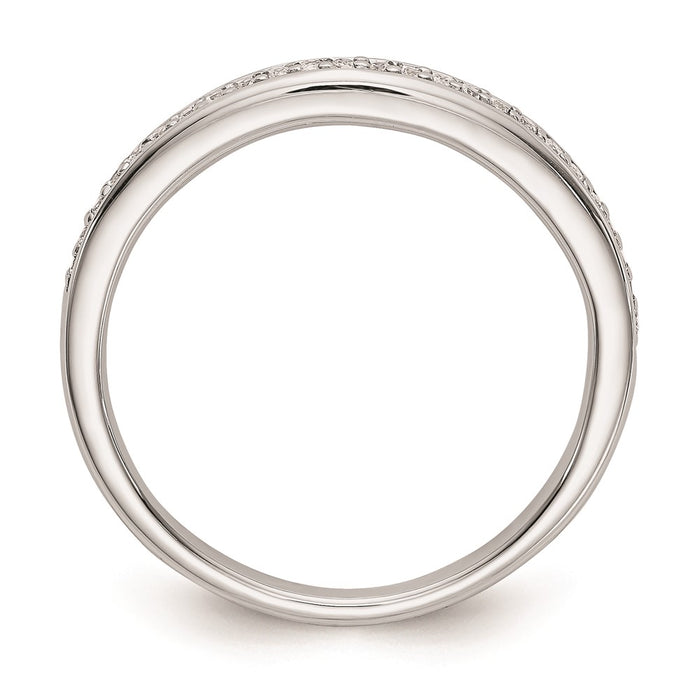 Buy 14K White Gold Wedding Band Setting - Stylish & Affordable Elegance-2
