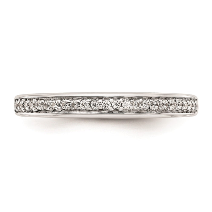 Buy 14K White Gold Wedding Band Setting - Stylish & Affordable Elegance-4