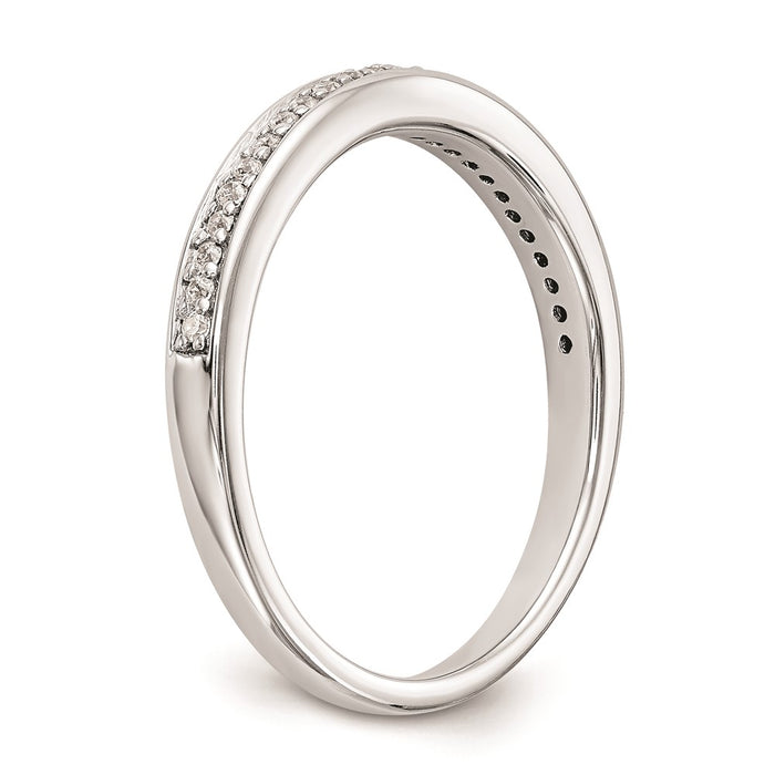 Buy 14K White Gold Wedding Band Setting - Stylish & Affordable Elegance-6