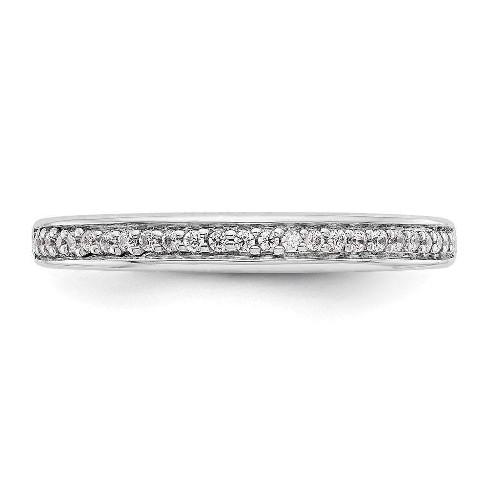 Exclusive 14K White Gold Wedding Band Set - 1/8 Carat Diamond, Affordable Price