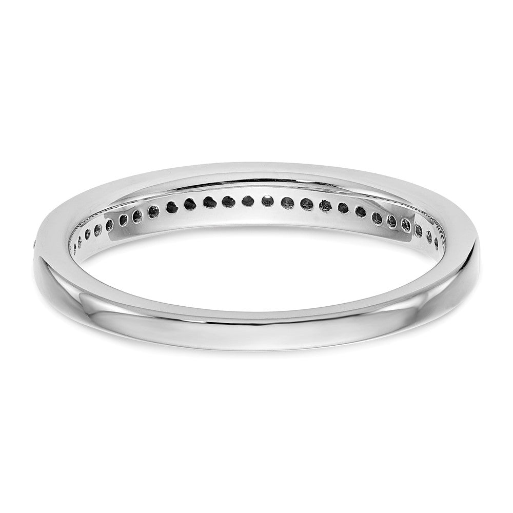 Exclusive 14K White Gold Wedding Band Set - 1/8 Carat Diamond, Affordable Price