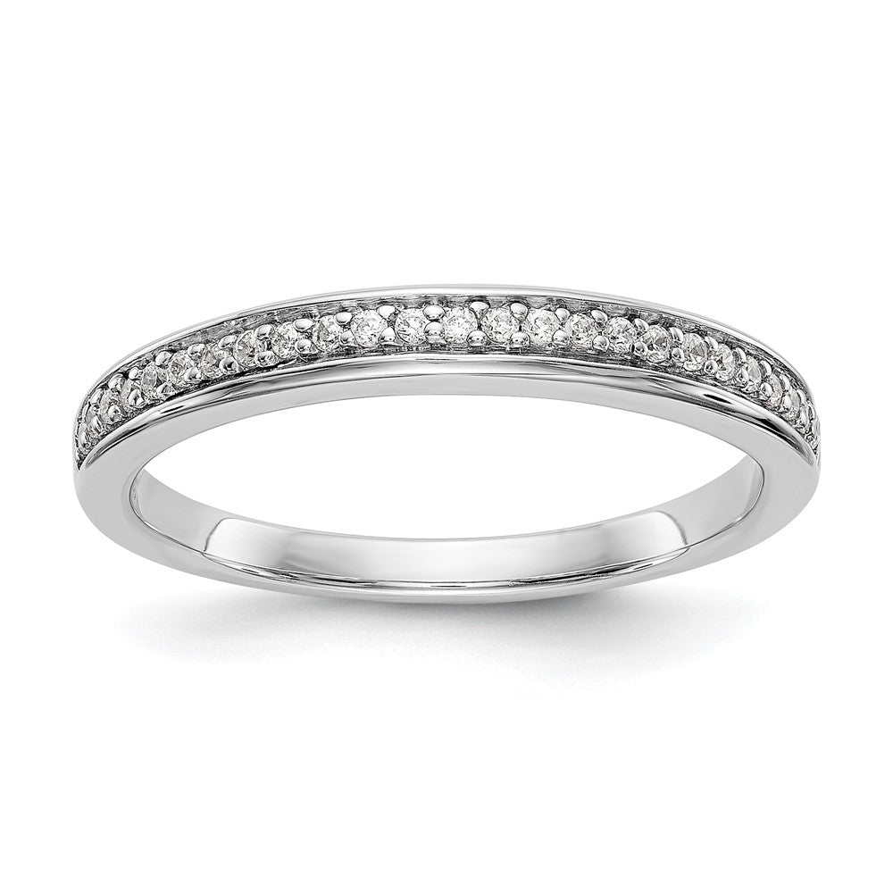 Exclusive 14K White Gold Wedding Band Set - 1/8 Carat Diamond, Affordable Price