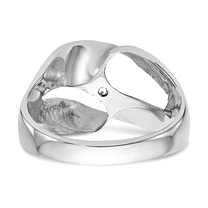 Buy 14K White Gold Solitaire Engagement Ring Setting - Stylish & Affordable!-5