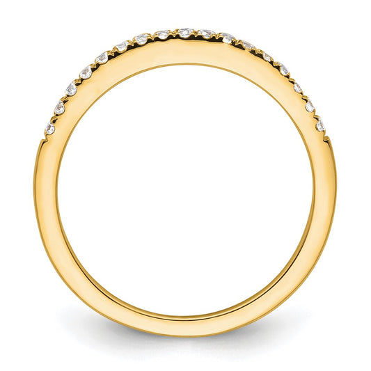 Buy Exclusive 14K Yellow Gold Diamond Wedding Band, 1/6 Carat, Stylish Value