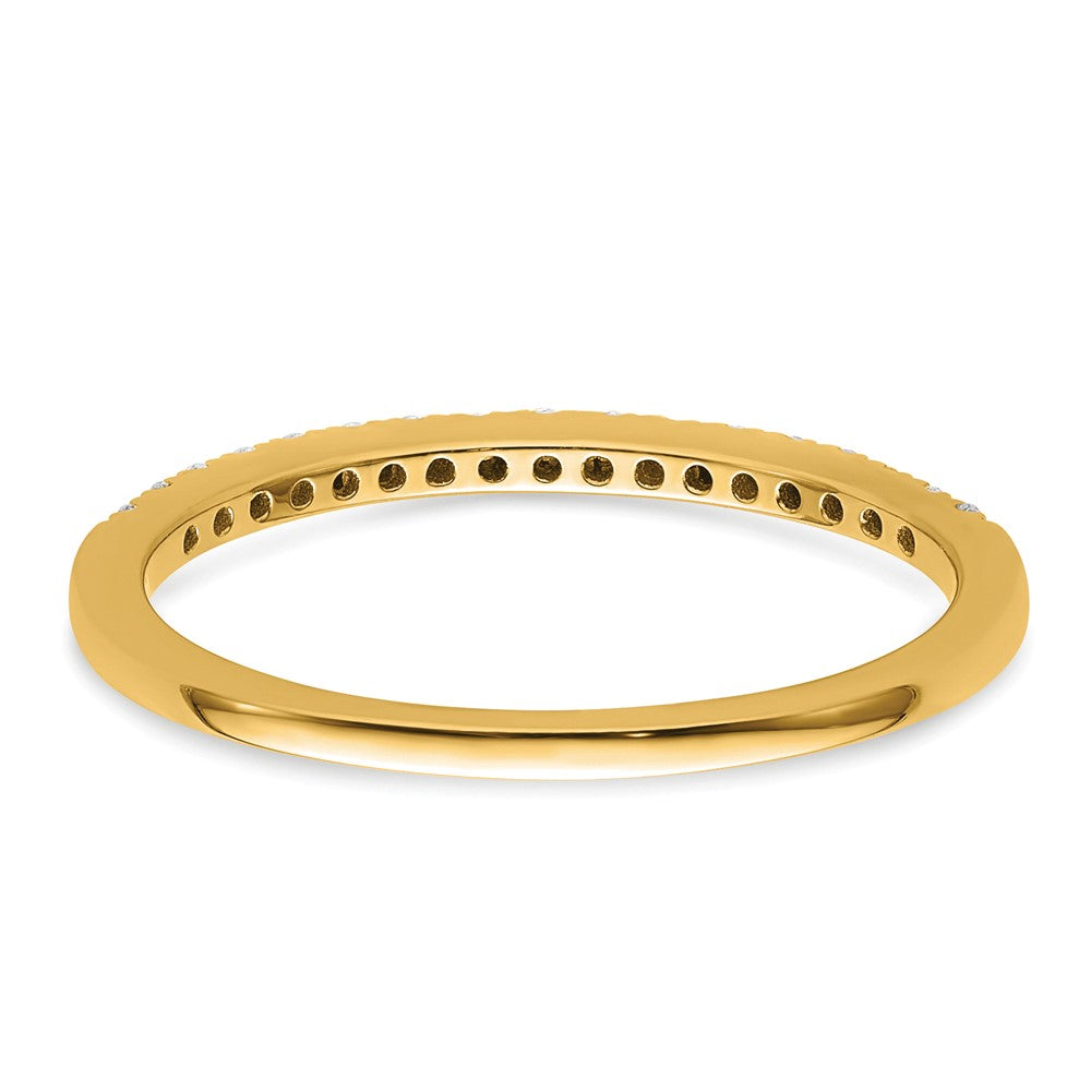 Buy Exclusive 14K Yellow Gold Diamond Wedding Band, 1/6 Carat, Stylish Value