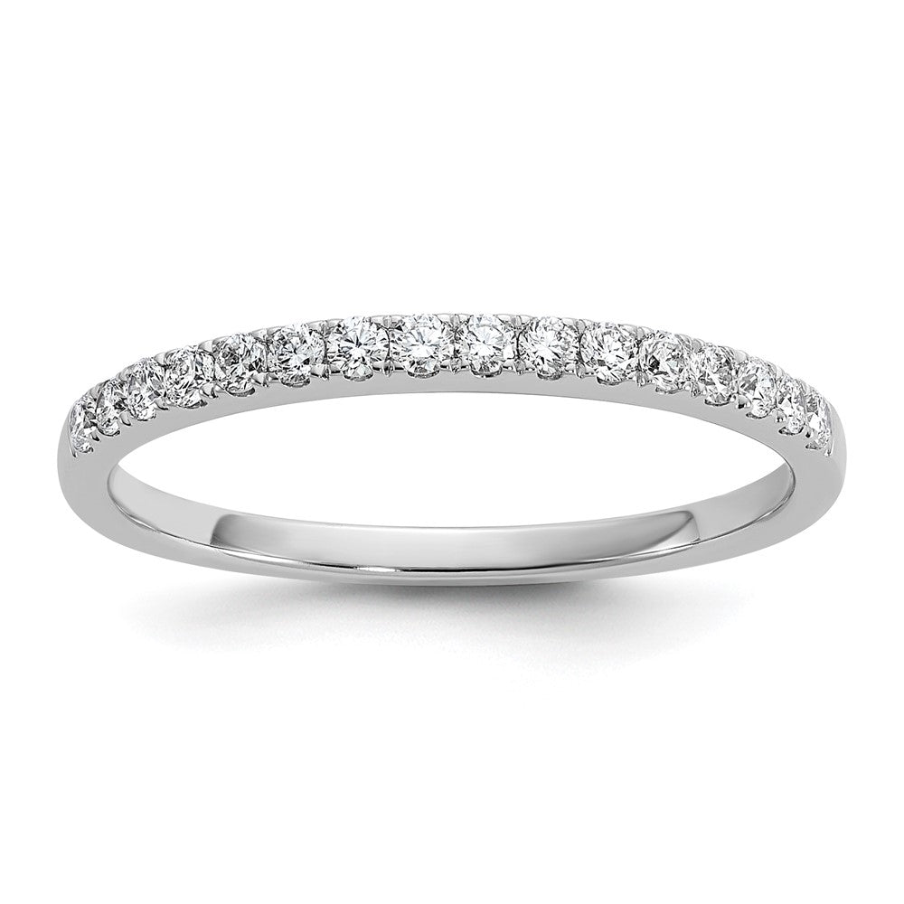 Buy Stylish 14K White Gold 1/4 Carat Diamond Eternity Wedding Band