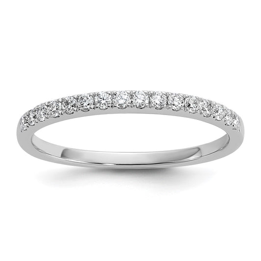 Buy Stylish 14K White Gold 1/4 Carat Diamond Eternity Wedding Band