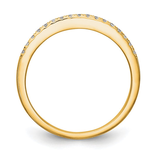 Exclusive 14K Gold Wedding Band Set with 1/4 Carat Diamond - Stylish Value