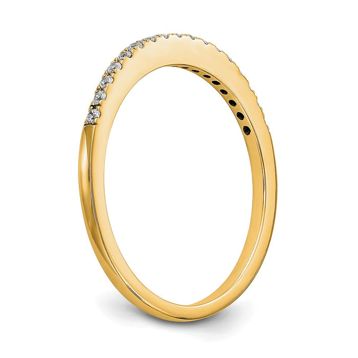 Exclusive 14K Gold Wedding Band Set with 1/4 Carat Diamond - Stylish Value-6