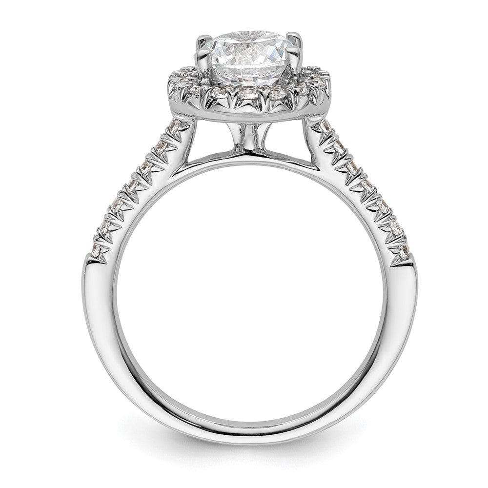Buy Exclusive 14K White Gold Halo Semi-Mount Ring for 1.25 Carat Diamonds