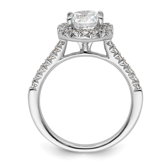 Buy Exclusive 14K White Gold Halo Semi-Mount Ring for 1.25 Carat Diamonds