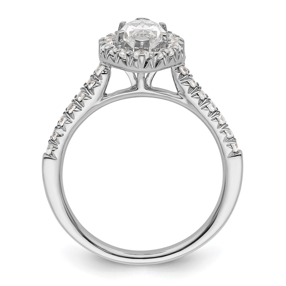 Buy Exclusive 14K White Gold Semi-Mount Engagement Ring for 1.25 Carat Marquise
