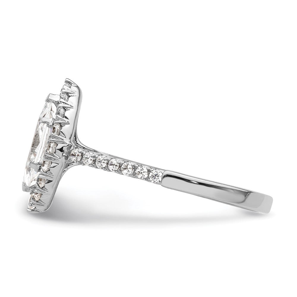 Buy Exclusive 14K White Gold Semi-Mount Engagement Ring for 1.25 Carat Marquise