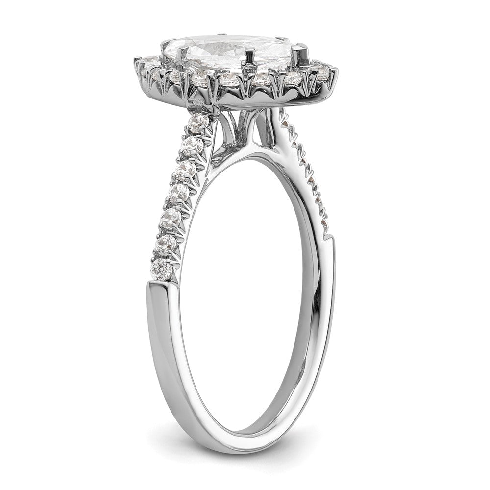 Buy Exclusive 14K White Gold Semi-Mount Engagement Ring for 1.25 Carat Marquise