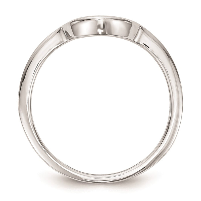 Buy 14K White Gold Curved Wedding Band - Stylish Design, Affordable Luxury-2