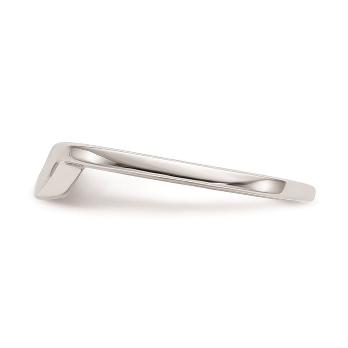 Buy 14K White Gold Curved Wedding Band - Stylish Design, Affordable Luxury-3