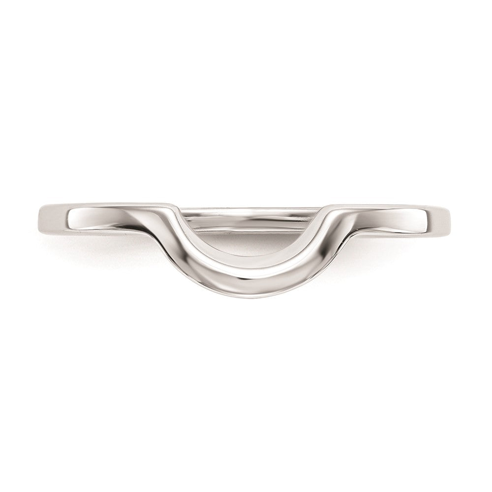Buy 14K White Gold Curved Wedding Band - Stylish Design, Affordable Luxury