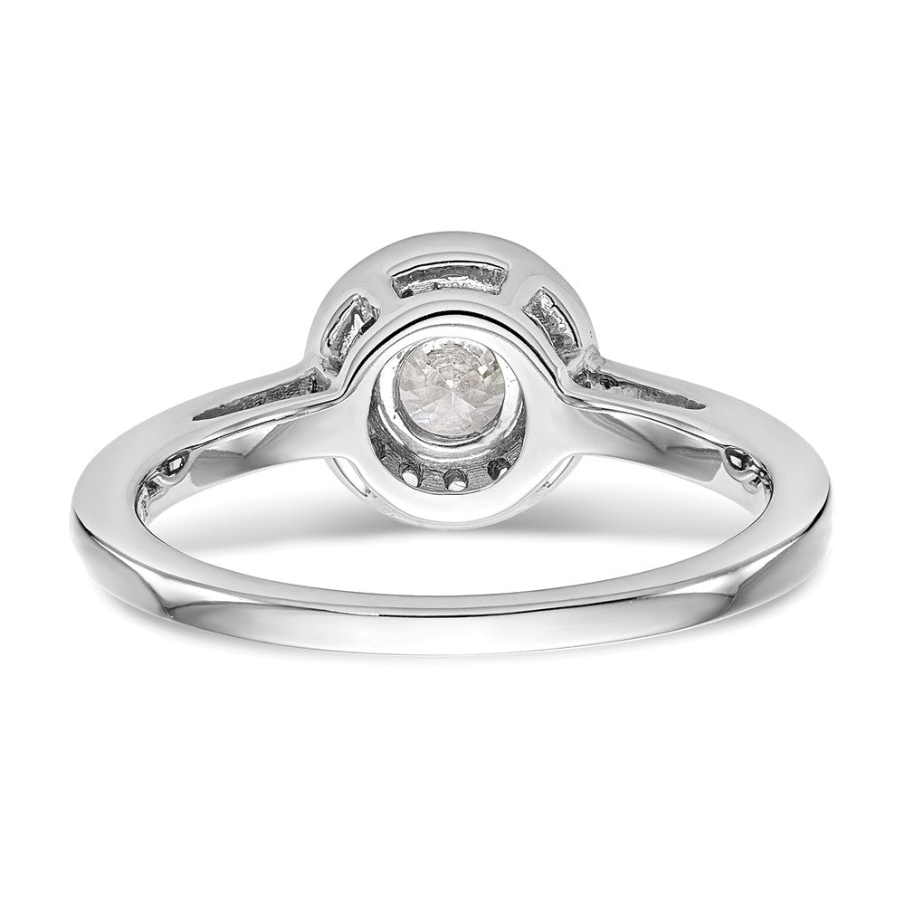 Buy Exclusive 14K White Gold Diamond Semi-Mount Engagement Ring 1/2 Carat