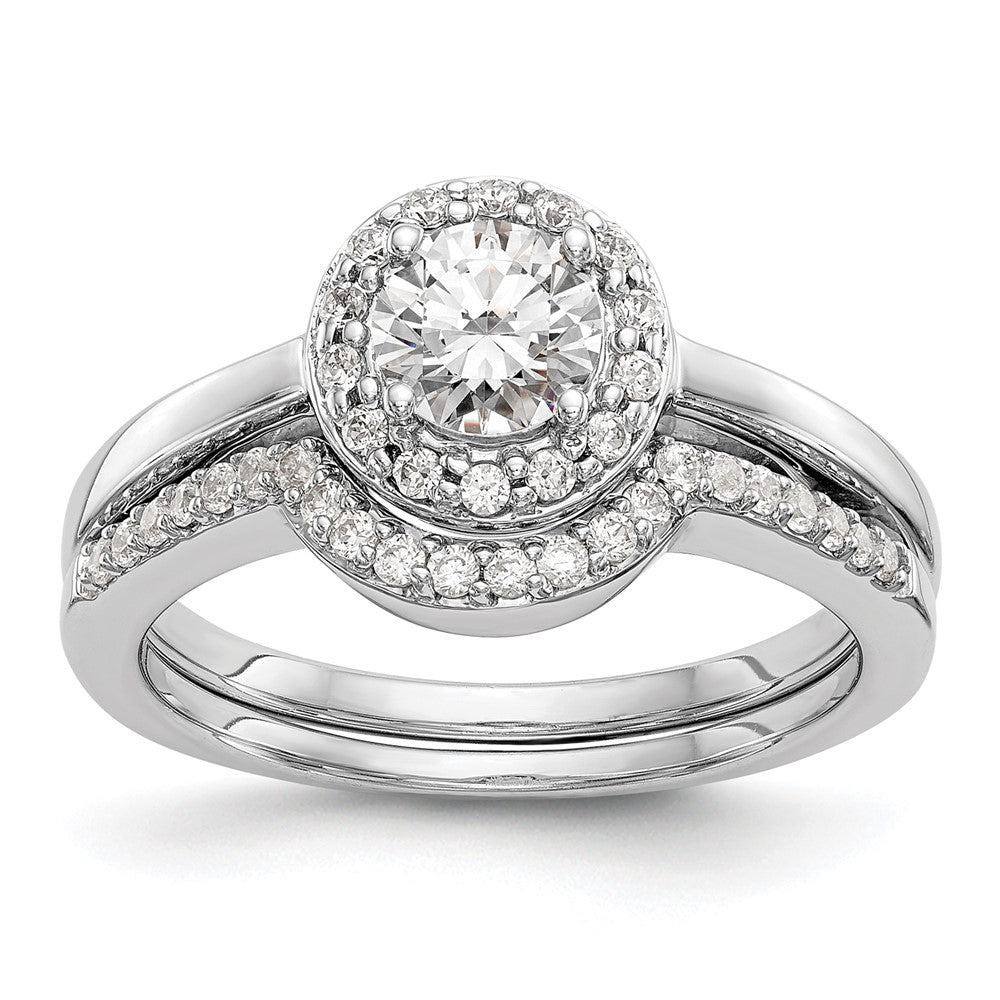 Buy Exclusive 14K White Gold Diamond Semi-Mount Engagement Ring 1/2 Carat