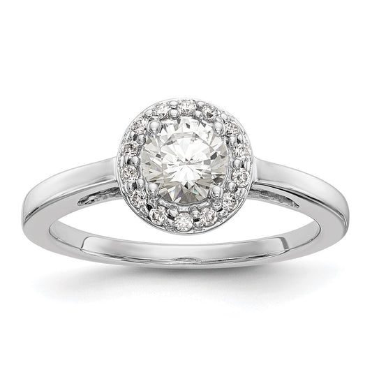 Buy Exclusive 14K White Gold Diamond Semi-Mount Engagement Ring 1/2 Carat