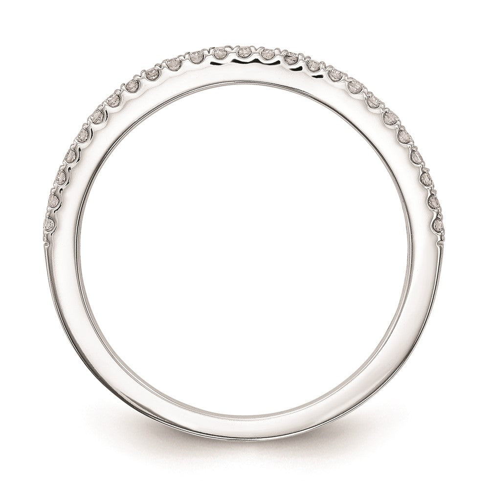 High-quality 14K White Gold Wedding Band Mountings - Stylish Set of 2